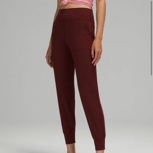 Lululemon align joggers size 4 in Red Merlot